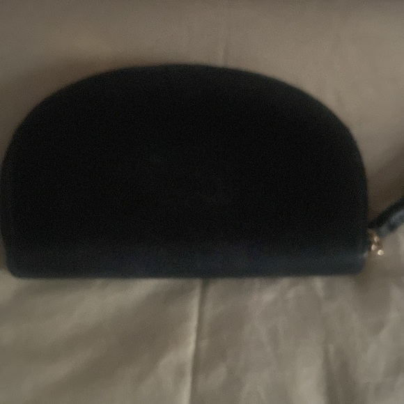 Kate Spade gently used black leather wrist let. - Picture 3 of 6